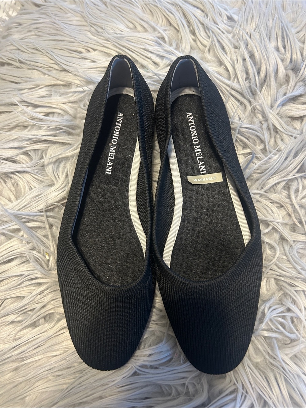 Antonio Melani Black Flats